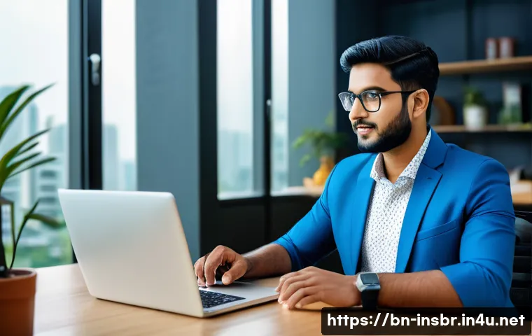 보험중개사와 관련된 최신 연구 결과 - A professional insurance broker of Bengali descent working confidently in a modern digital office en...